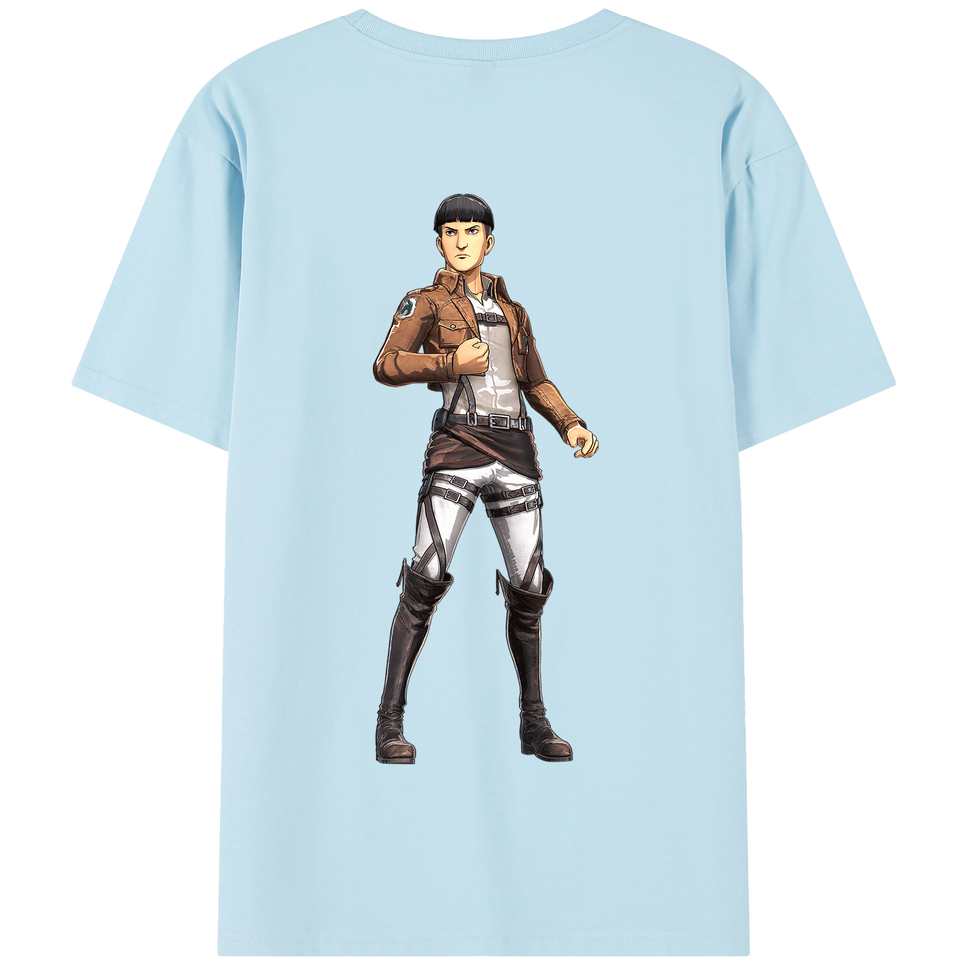 （画像用） 進撃の巨人 Attack on Titan 綿100％半袖Tシャツ（背面プリント）
